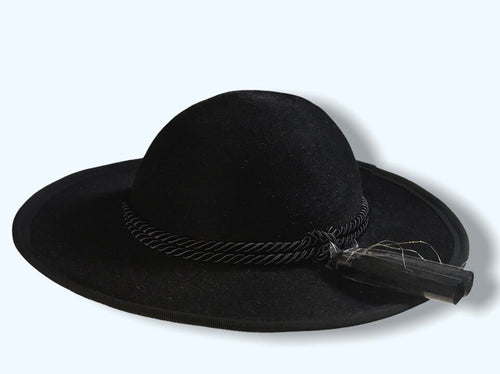 BLACK Rabbit Felt Capello Romano / Saturno