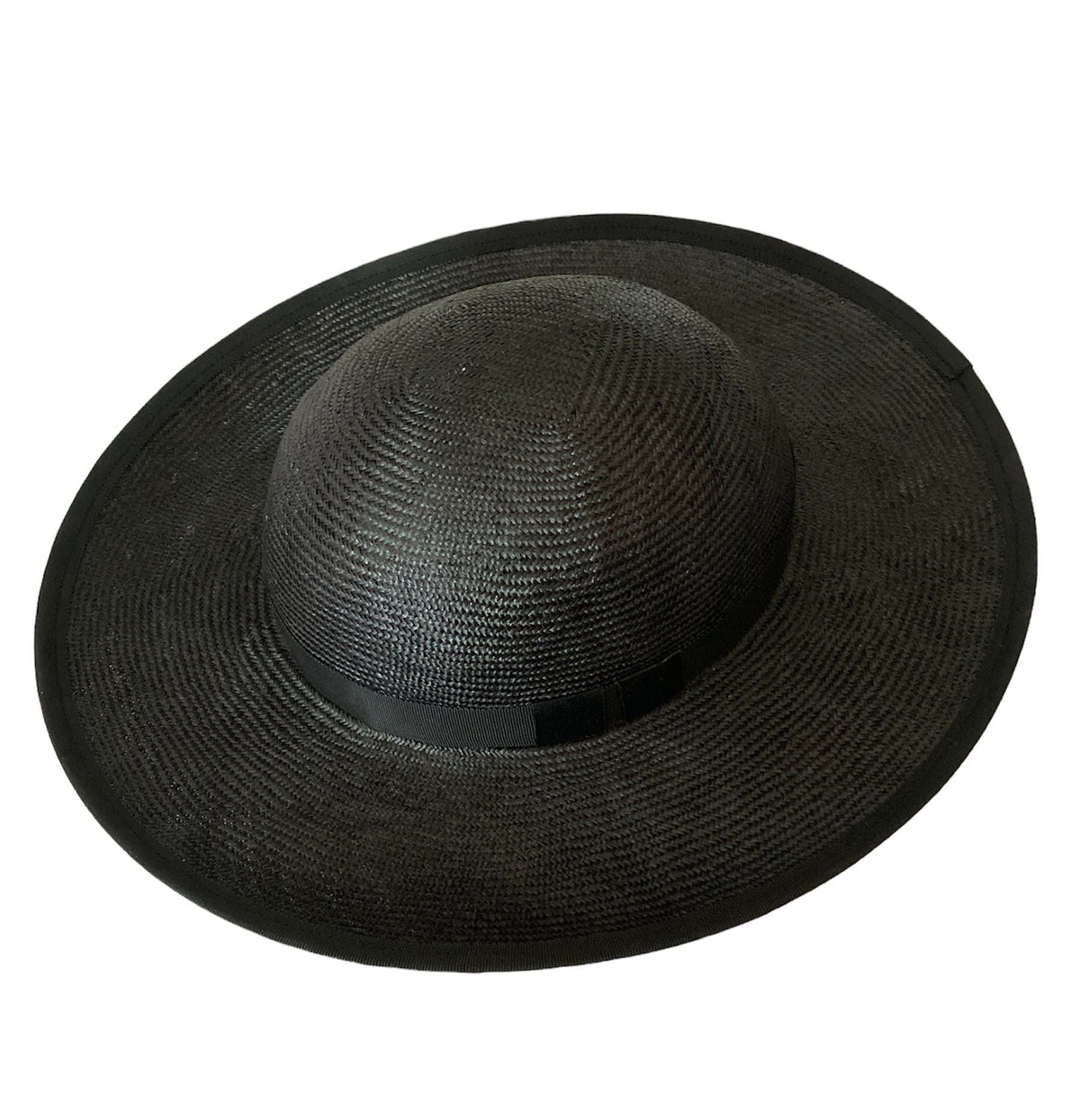 BLACK Straw "Saturno" Capello Romano