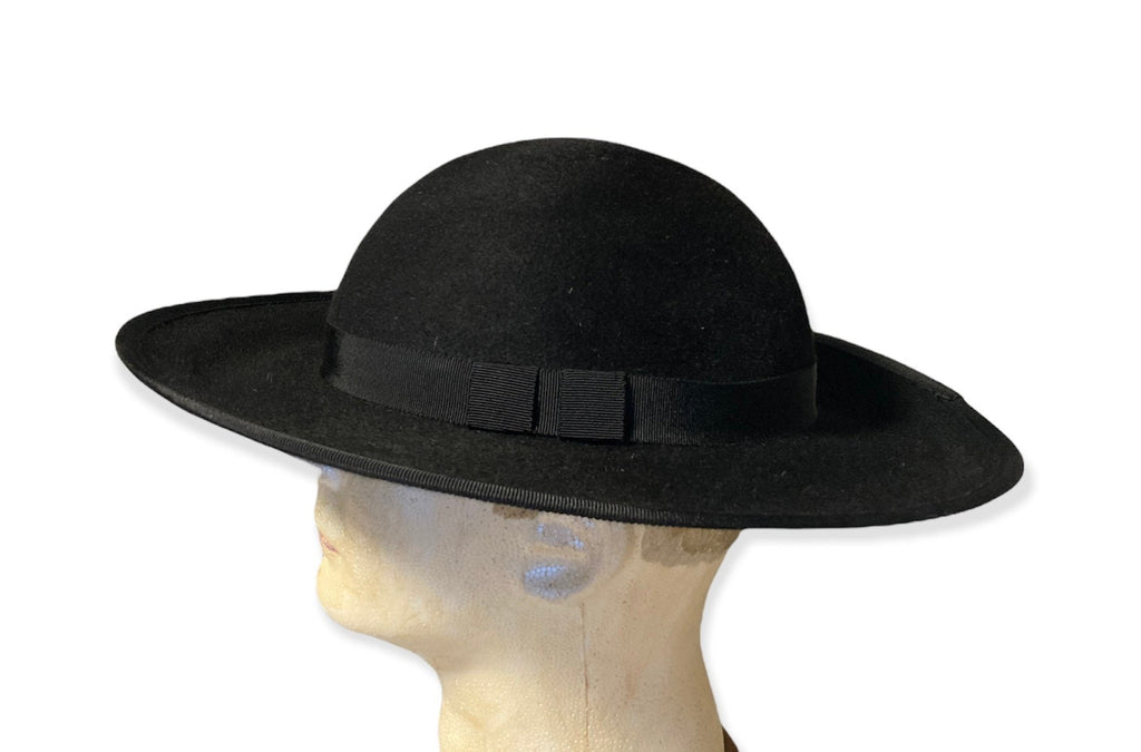 BLACK Rabbit Felt Capello Romano / Saturno