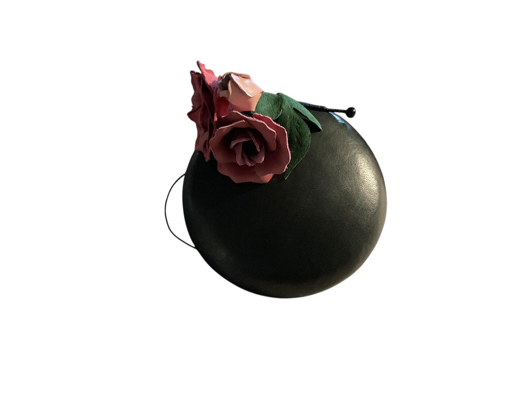 Tricolor Roses Leather Fascinator