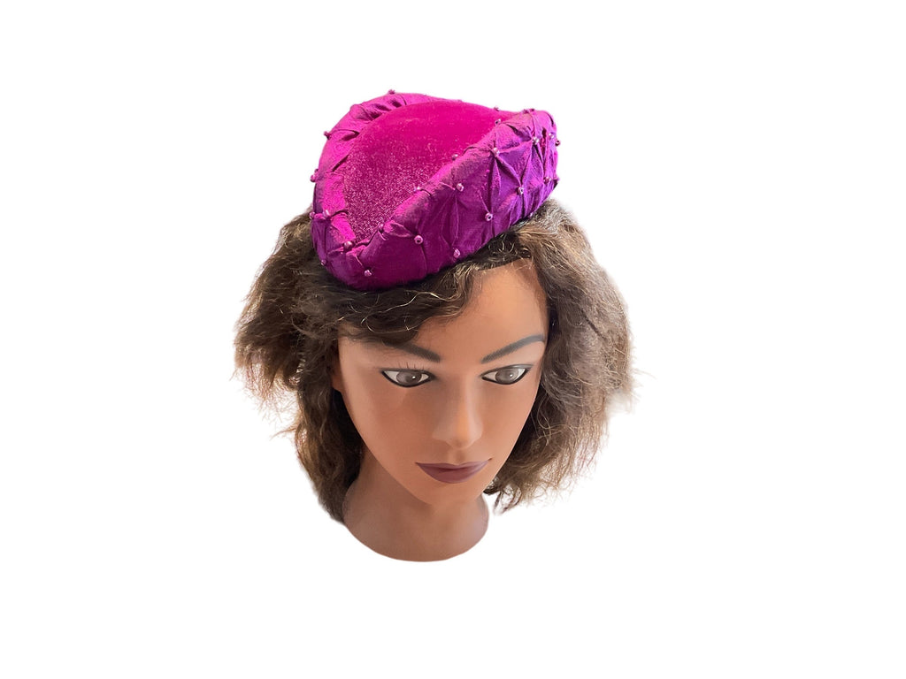 Purple Fascinator