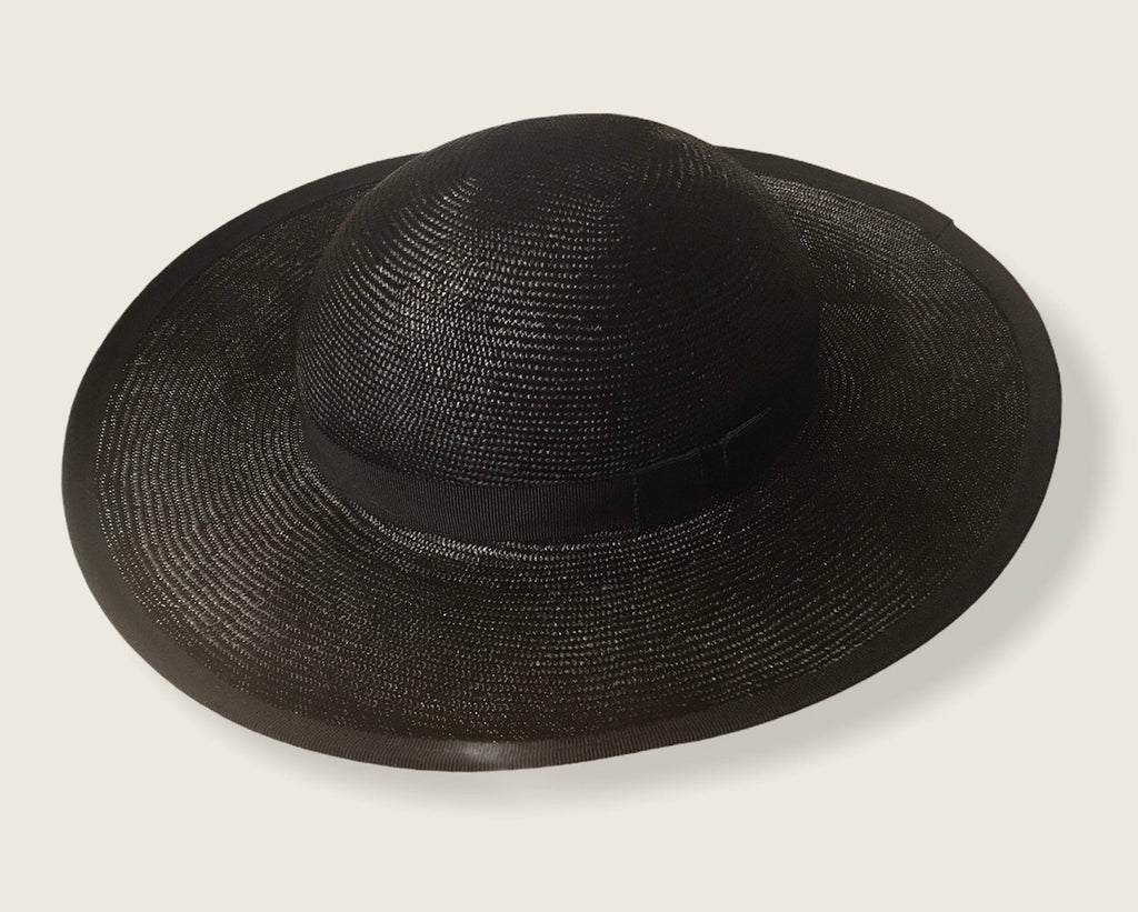 BLACK Straw "Saturno" Capello Romano